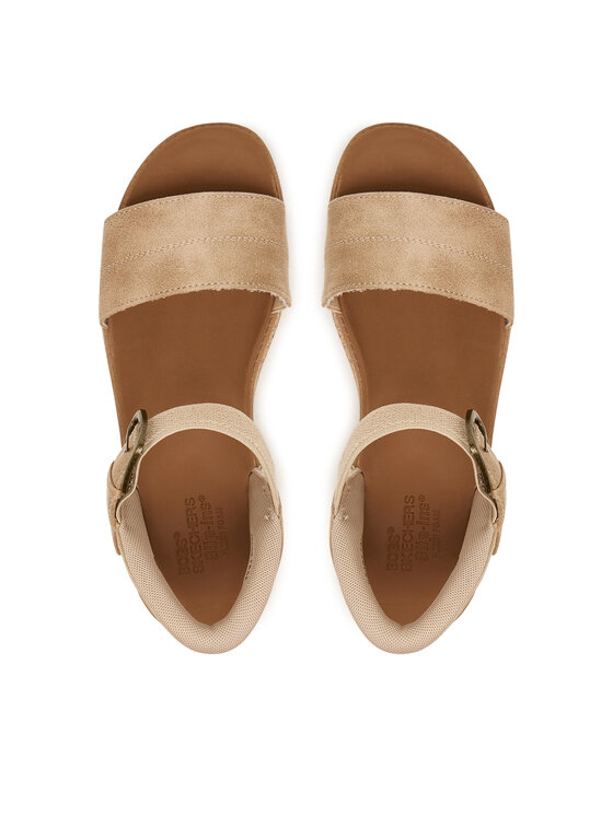 Skechers Skechers Σανδάλια Bobs Sun Vibe 114423/NAT Μπεζ