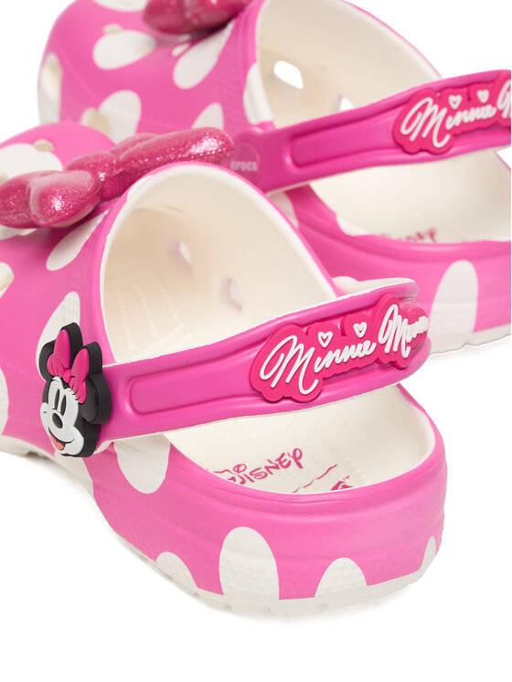 Crocs Crocs Šlepetės Kids Minnie Mouse Classic Clog 212294 Rožinė