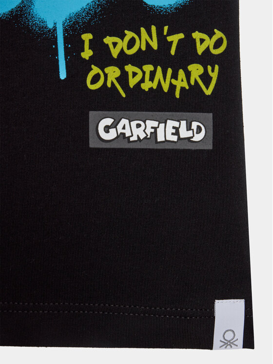 United Colors Of Benetton United Colors Of Benetton T-Shirt 3096C10KM Schwarz Regular Fit