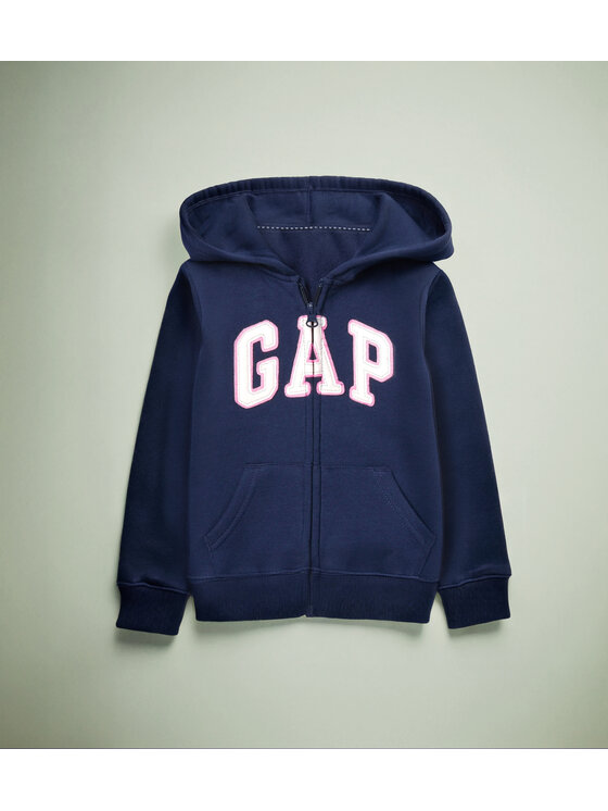 Gap Gap Majica dugih rukava 259444-03 Tamnoplava Regular Fit