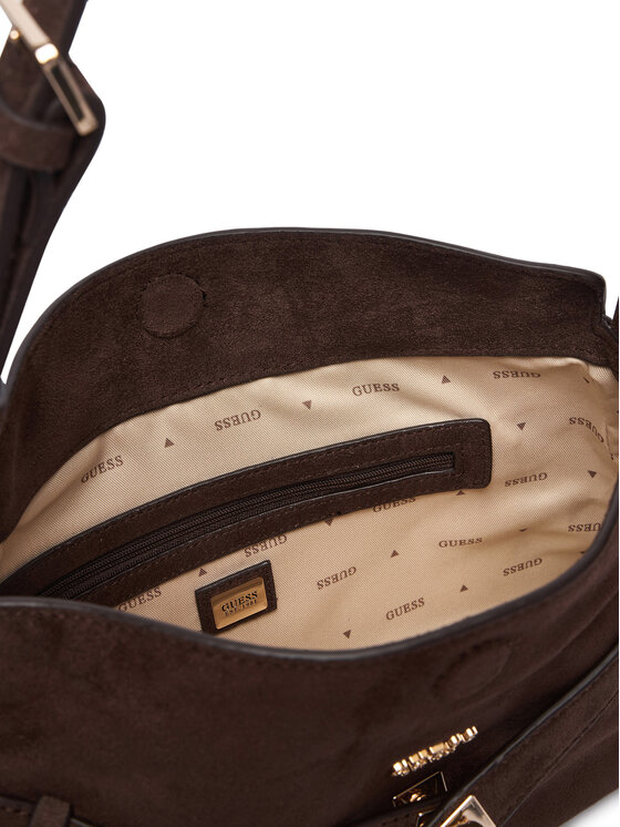 Guess Guess Torebka Ella HWSG97 54180 Brązowy ciemny