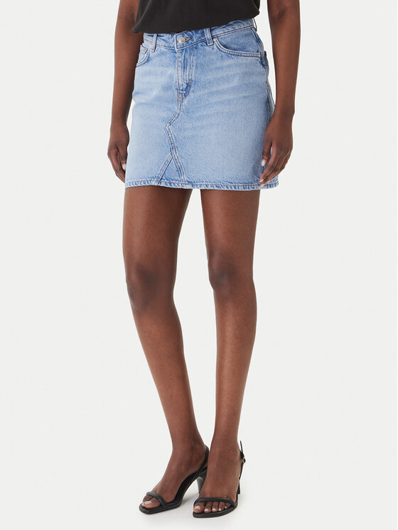 HUGO Fustă de blugi Gatalie 50559749 Albastru Regular Fit