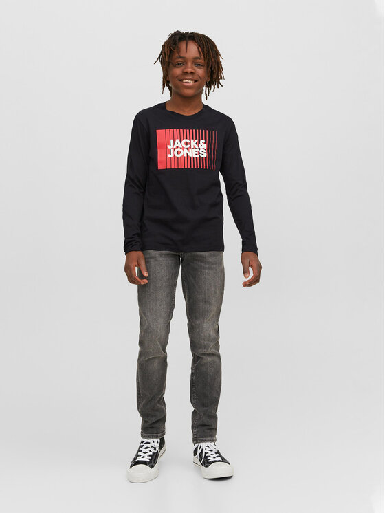 Jack&Jones Junior Jack&Jones Junior Majica 12244209 Crna Regular Fit