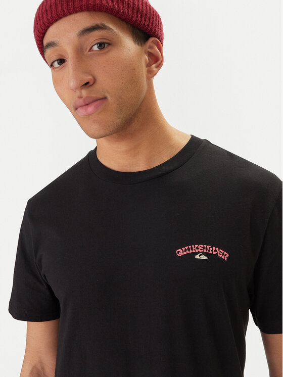 Quiksilver Quiksilver Majica EQYZT08307 Črna Regular Fit