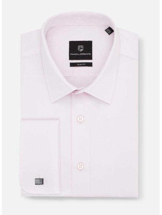 Pako Lorente Pako Lorente Koszula PPLM9-1X-461 Różowy Slim Fit