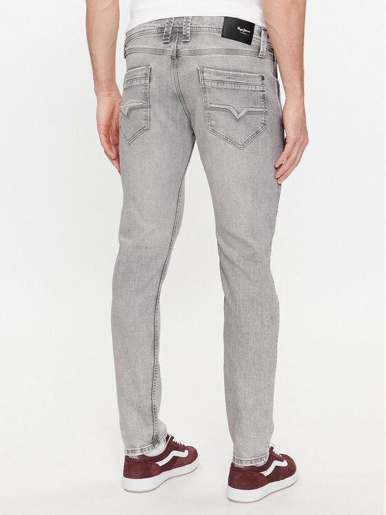 Pepe Jeans Pepe Jeans Jeansy PM207391 Szary Tapered Fit