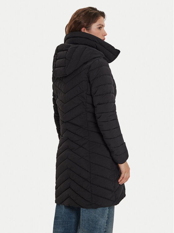 DKNY DKNY Μπουφάν χειμωνιάτικο DLEMPN46 Μαύρο Slim Fit