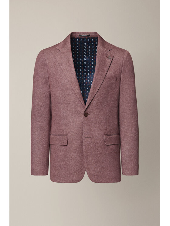 Lancerto Lancerto Marynarka Glorenza MA131225000013 Bordowy Slim Fit