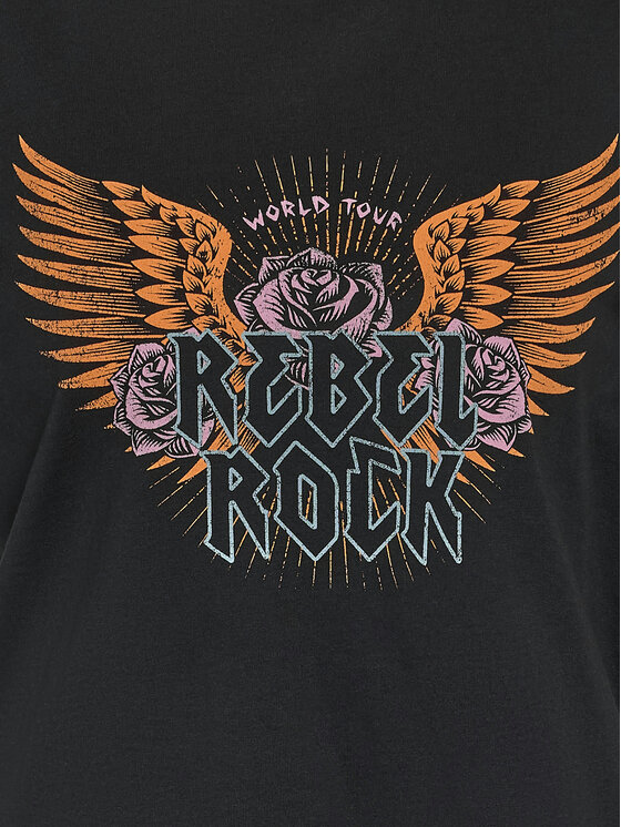 Noisy May Noisy May Top Rebel 27034002 Czarny Oversize