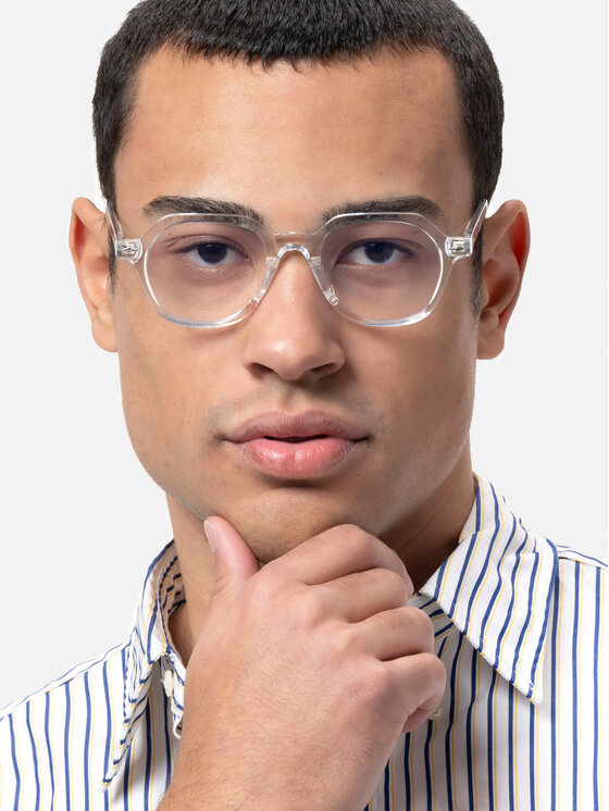 X Frame Therapy X Frame Therapy Okulary z filtrem blue light Glitzospex Przezroczysty