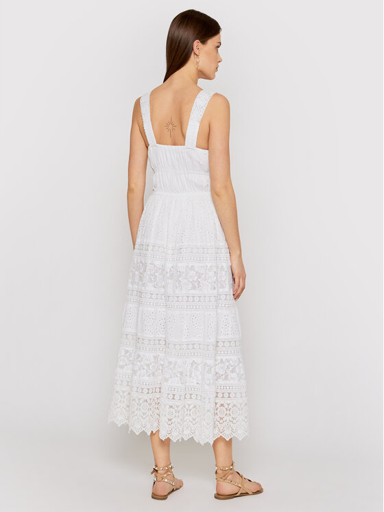 Vestito estivo Lila IC21 006 Bianco Regular Fit