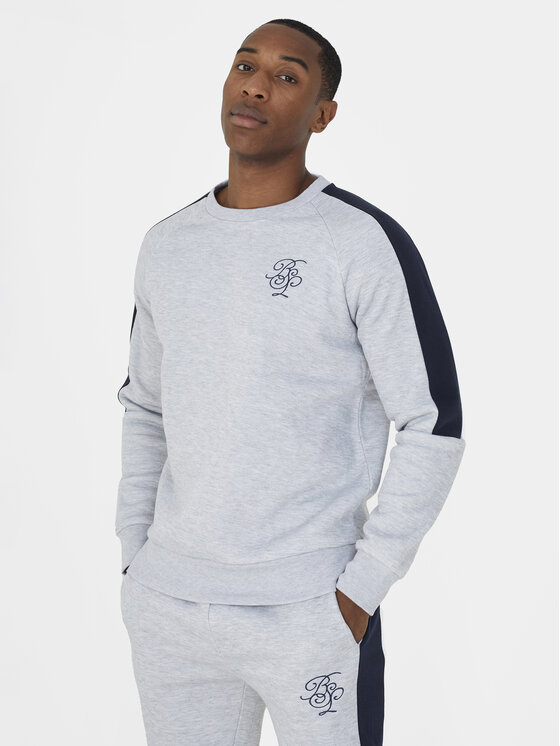 Brave Soul Brave Soul Majica dugih rukava MJS-516ALSTON Siva Straight Fit