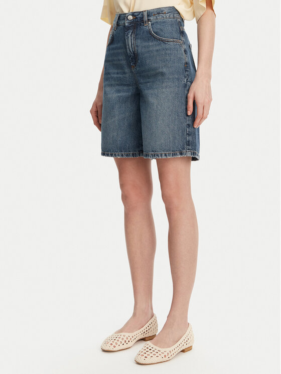 Marella Marella Džínové šortky Short 2513141024 Modrá Relaxed Fit