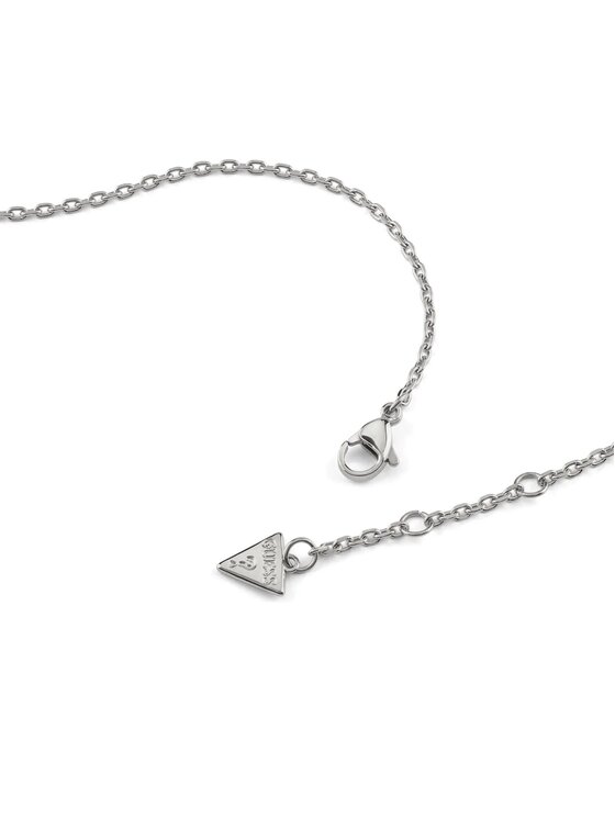 Guess Guess Naszyjnik JUBN05219JW Srebrny