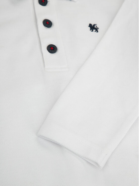 Coccodrillo Coccodrillo Polo ZC3143501EBB Bianco Regular Fit