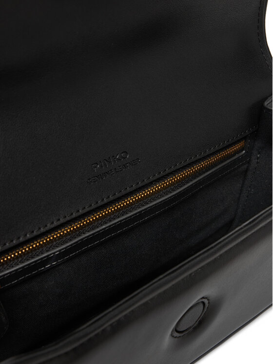 PINKO PINKO Handtasche Love Box Baguette Al 25-26 PLTT 105083 A26L Schwarz