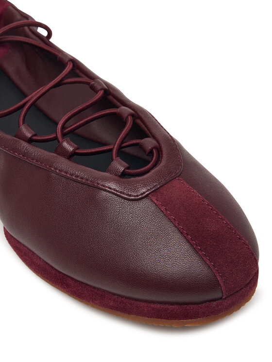 Polo Ralph Lauren Polo Ralph Lauren Balerinke Ballerina Sneaker 804P08221003 Bordo rdeča