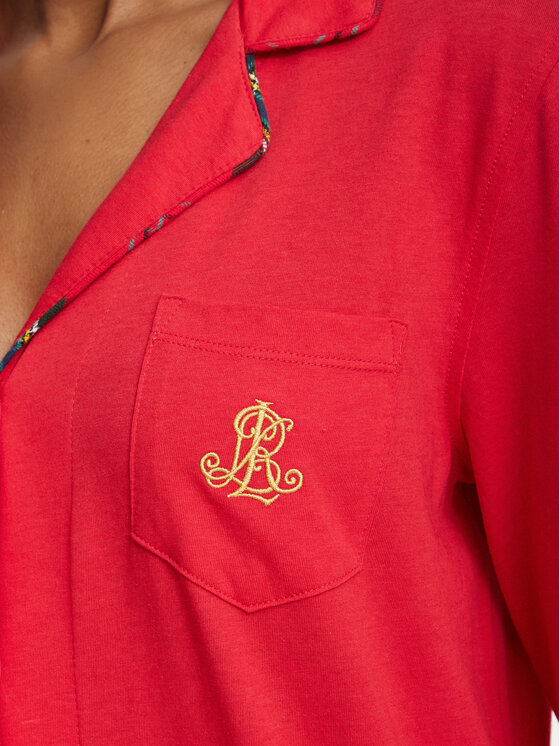 LAUREN RALPH LAUREN LAUREN RALPH LAUREN Pyžamo ILN92561F Červená Regular Fit