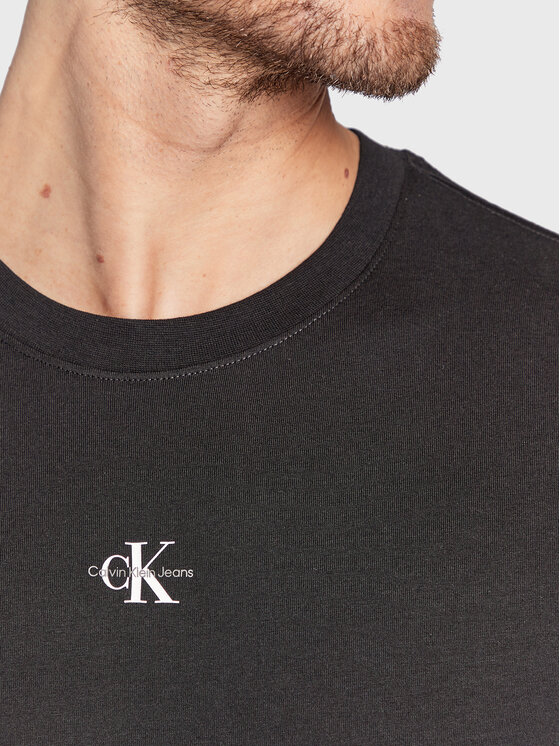 Calvin Klein Jeans Calvin Klein Jeans T-Shirt Monogram J30J322466 Μαύρο Regular Fit