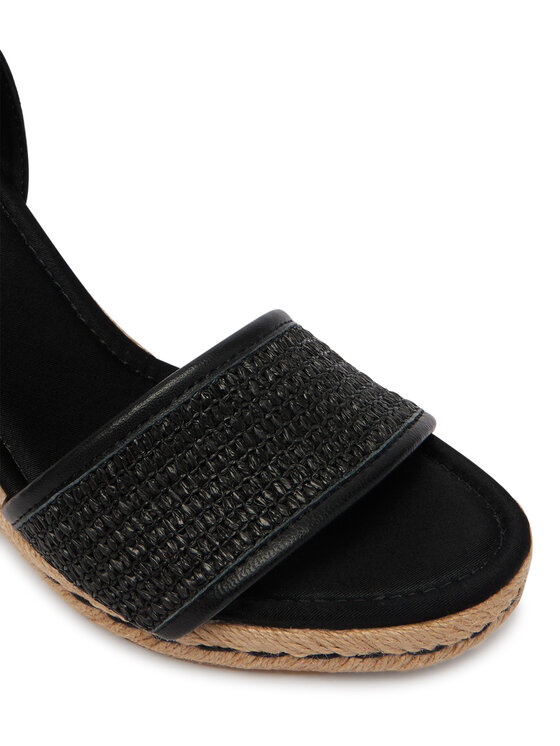 Tommy Hilfiger Tommy Hilfiger Espadrilky High Wedge Espad FW0FW09471 Čierna