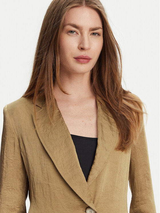 Marella Marella Pintsak Selz 2513041085 Beež Regular Fit
