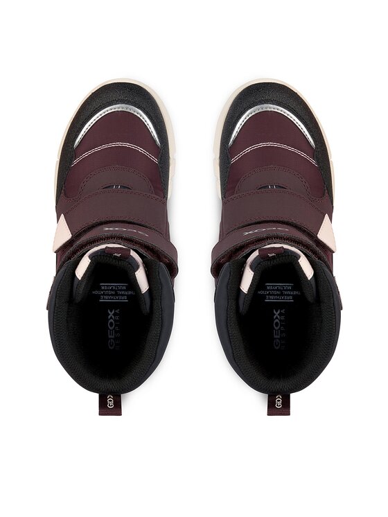 Geox Geox Snehule J Flexyper Girl B Ab J16APB 0FU50 C7357 D Bordová