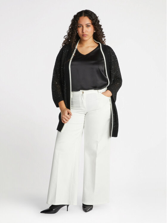 Fiorella Rubino Fiorella Rubino Cardigan M542E001814N0Z3 Nero Regular Fit