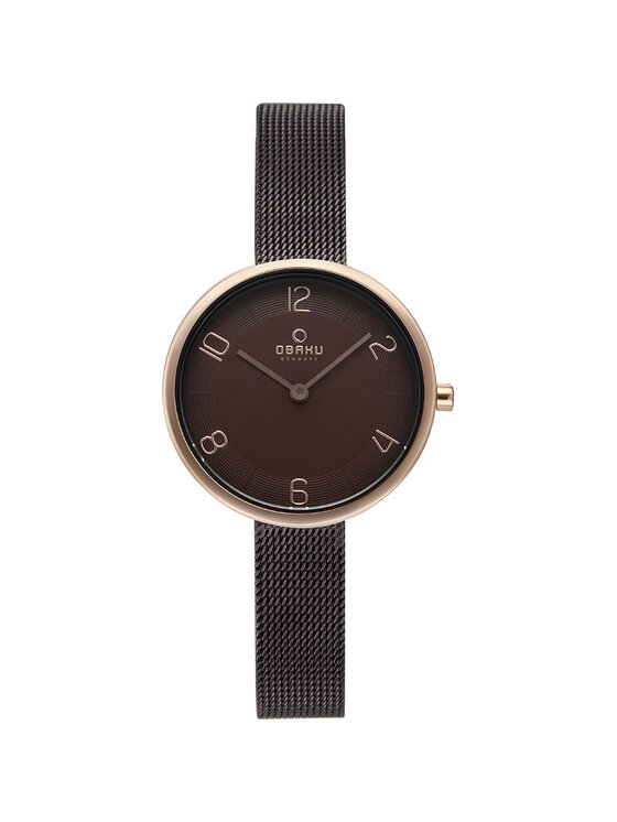 Obaku Obaku Zegarek V195LXVNMN Brązowy