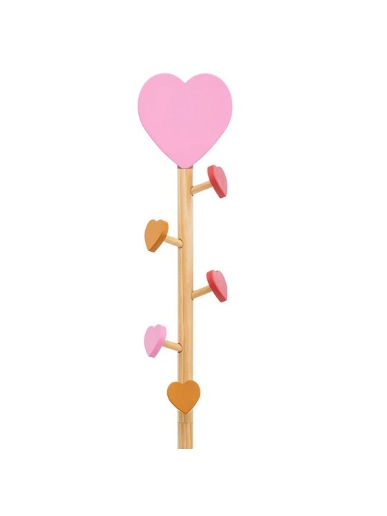 MIAhome MIAhome Wieszak stojący na ubrania Hearts 135 cm Beżowy