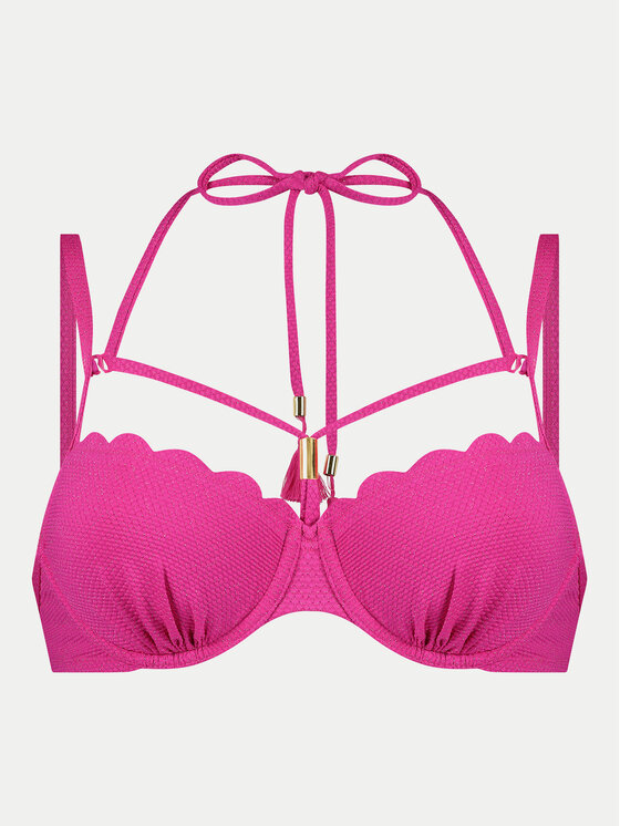 Hunkemöller Hunkemöller Gornji dio kupaćeg kostima Scallop 204862 Ružičasta