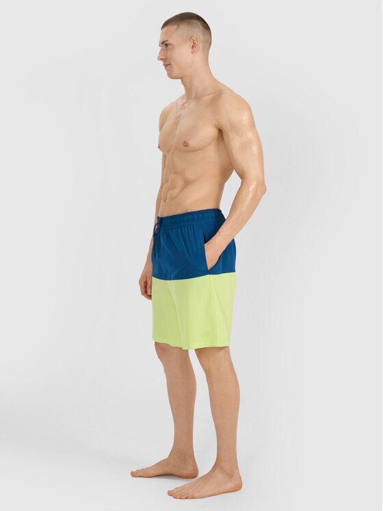 4F 4F Shorts da mare 4FWSS25UBDSM135-45S Verde Regular Fit
