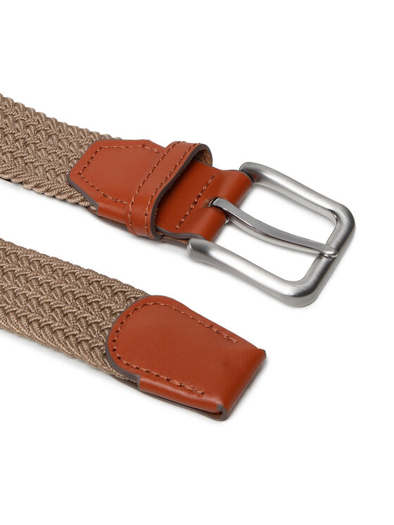 Jack & Jones Jack & Jones Vīriešu josta Jacspring Woven Belt Noos12118114 Bēšs