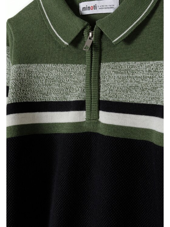 minoti minoti Sweter 27KNIT70 Khaki Regular Fit