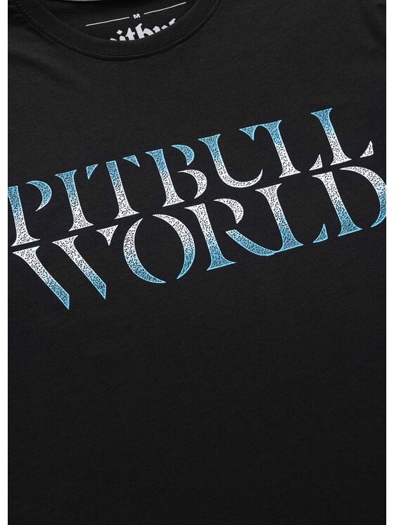 PITBULL PITBULL T-Shirt PITBULL WORLD Czarny Regular Fit