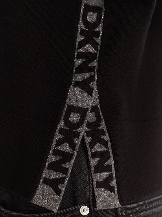 DKNY DKNY Sweater P5MSLJ92 Fekete Regular Fit