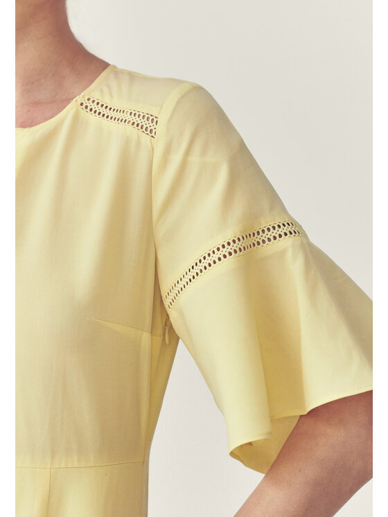 TATUUM TATUUM Sukienka codzienna BUSSA Szary Flare Fit