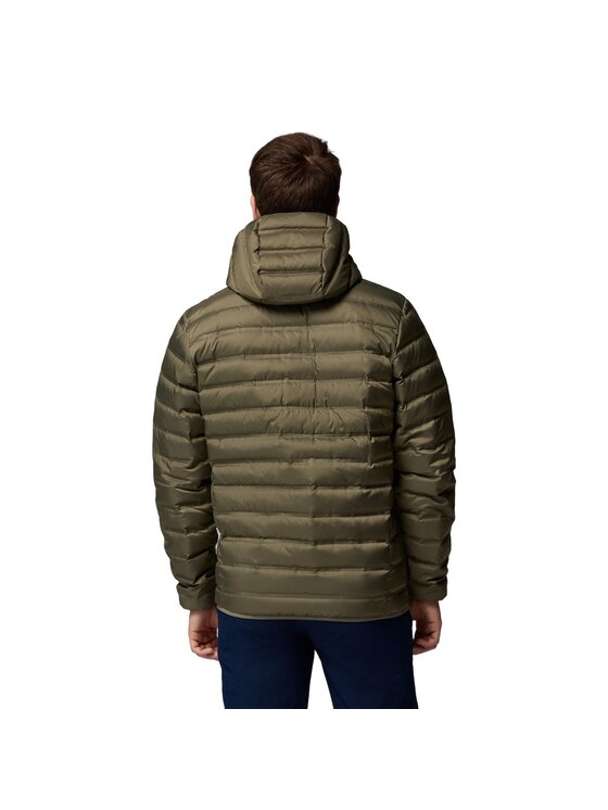Columbia Columbia Kurtka zimowa Lake 22 II Down Hooded Jacket 2086294397 Zielony Regular Fit