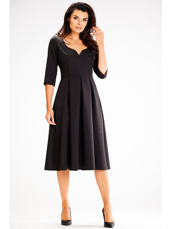 Awama Awama Abito da sera A598 Nero Basic Fit