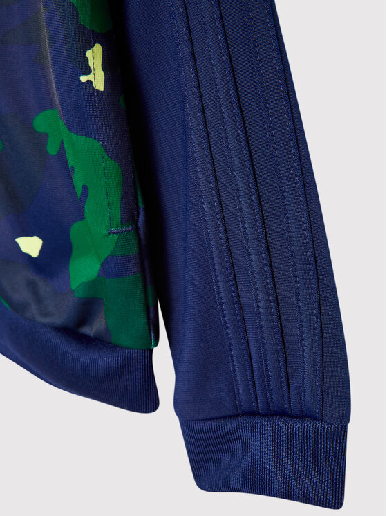 adidas adidas Bluza Camo-Print H20311 Granatowy Regular Fit