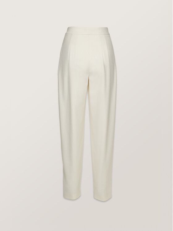 La Mania La Mania Pantalone da abito MARIS Bianco Classic Fit