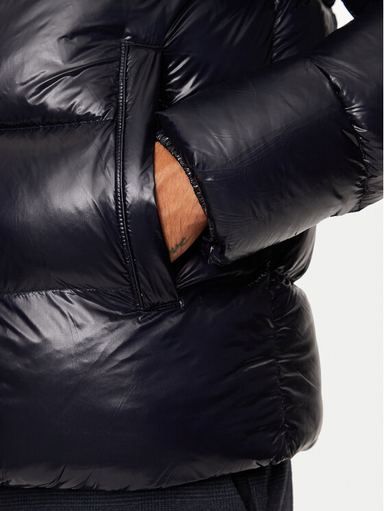 Hetregó Hetregó Пухено яке Felix 8N563 Тъмносин Regular Fit