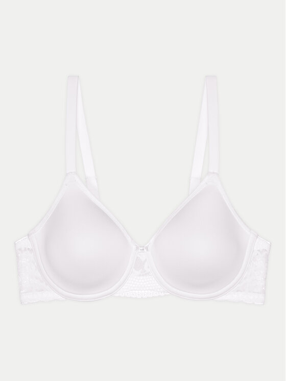 Triumph Triumph Biustonosz z fiszbiną Modern Lace 10215960 Biały