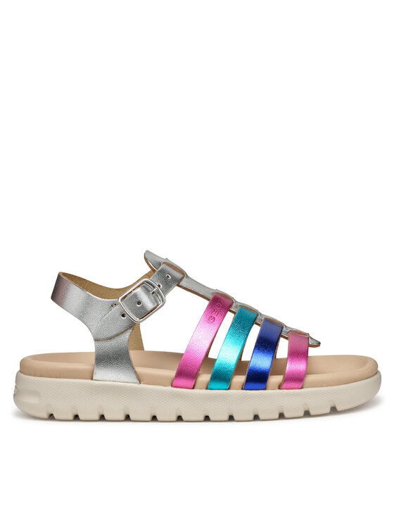 Geox Sandali J Soleima Gir J35GSB 000CF C1239 M Multicolore, taglia : 25