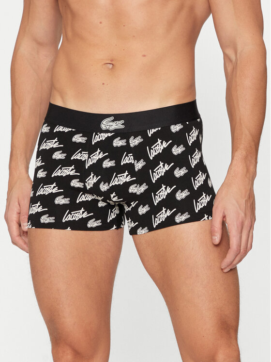 Lacoste Boxerky 5H4743 Čierna