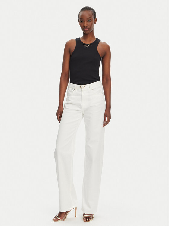 TWINSET TWINSET Τοπ 251TT2400 Μαύρο Slim Fit