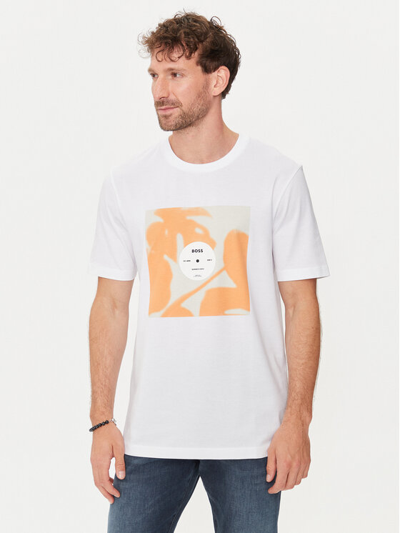 Férfi Póló BOSS, Méret: 3XL, Fehér, Tiburt 388 50512132