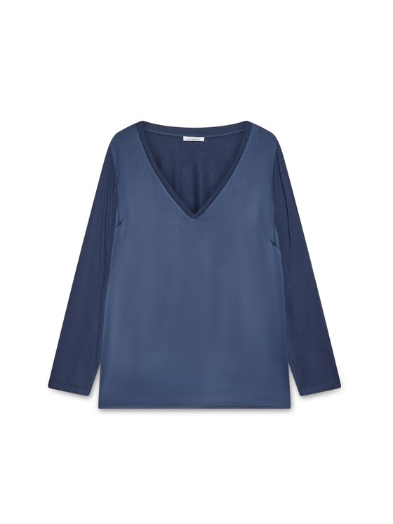 Fiorella Rubino Fiorella Rubino Bluzka G251L008563N034 Niebieski Regular Fit