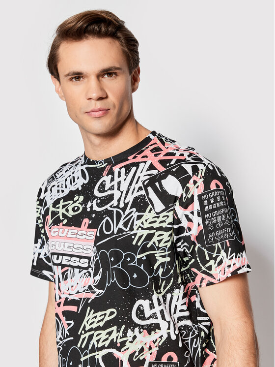 T-shirt Eco Graphic M2YI10 K9RM1 Multicolore Slim