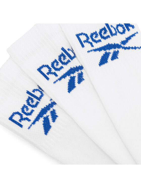 Reebok Reebok Set od 3 para unisex visokih čarapa R0255-SS24 (3-pack) Bijela