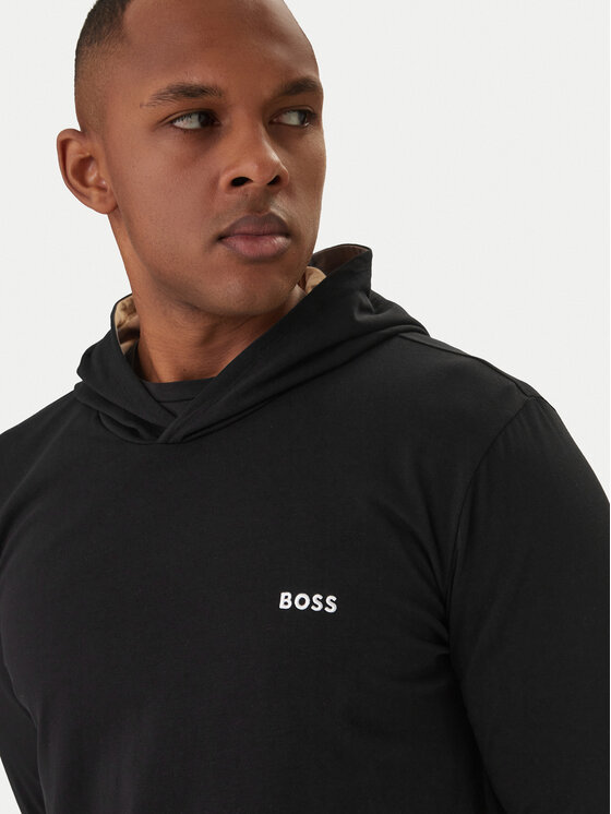 BOSS BOSS Mikina Mix&Match 50515306 Černá Regular Fit
